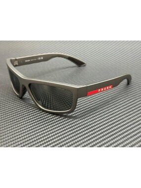 New Prada Linea Rossa Men Metal Grey Sunglasses 59-17-140